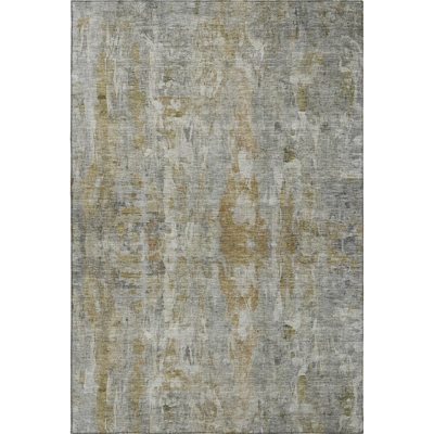 Premium Machine Washable Mayfield AMF2310 Abstract Rug