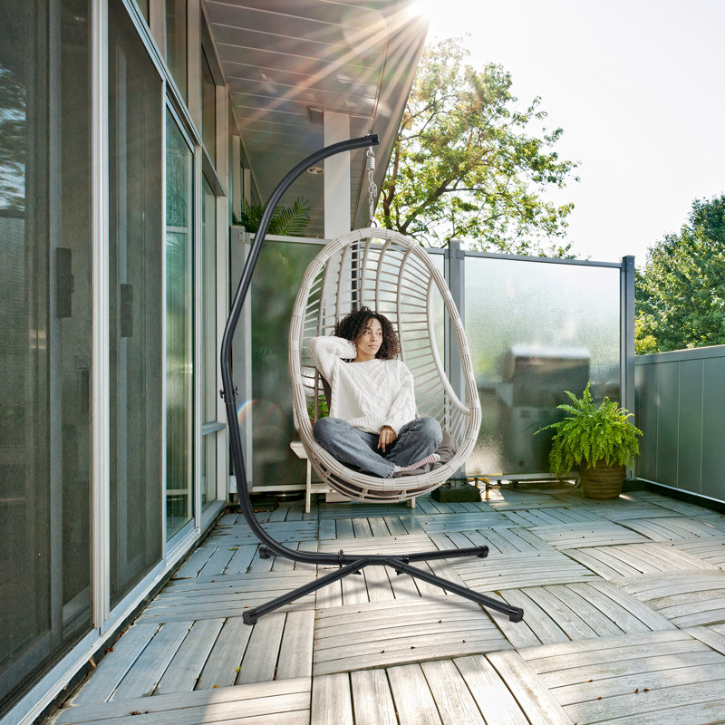 Chaise hamac en acier