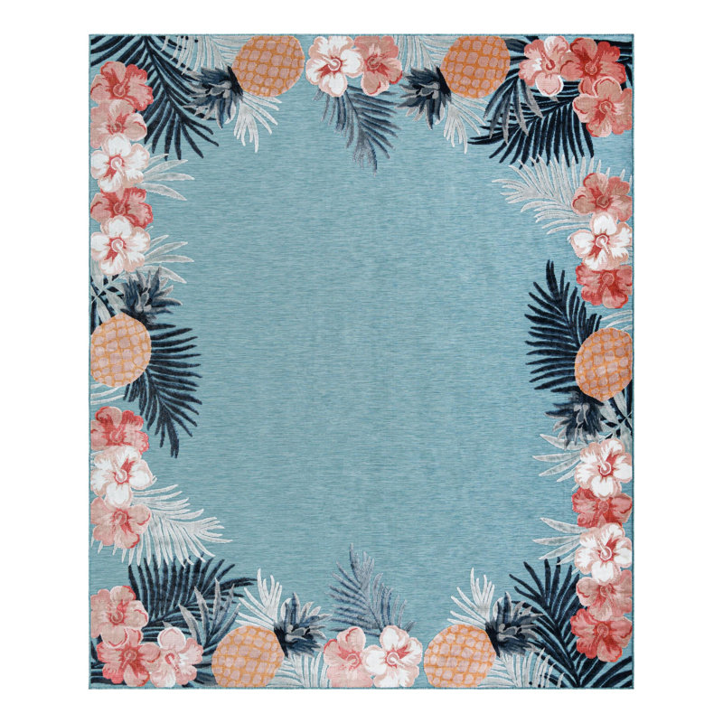 Tapis fleuri Firman Flora, Rectangle 9 pi 9 po x 12 pi