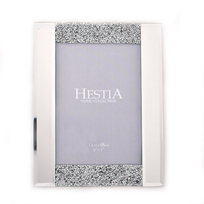 Glass Mirrored Picture Frame with Mat