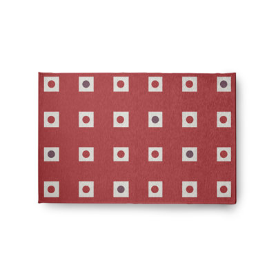 Chenille Geometric Rug