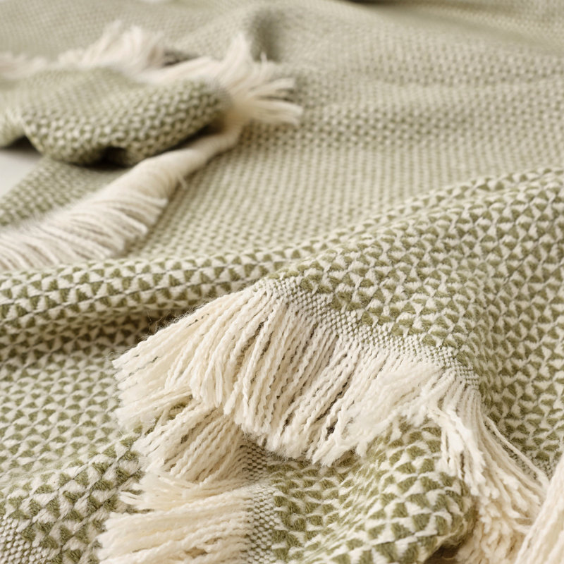 Cosey Throw Blanket, Green