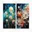 Seacreature Reflections - Abstract Botanicals, ensemble de 2 toiles d'art mural-990780891-990780894