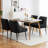 Dining Chairs (Set of 6) Mid Century Modern Kitchen Chair Comfortable Upholstered Premium Fabrics Dinner Chairs for Kitchen Dining Room-1609121238