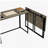 Space Saving Folding Desk,Grey