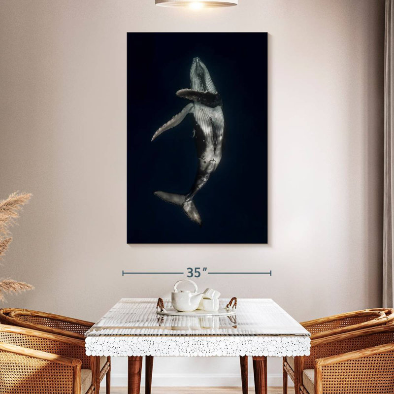 Brampt Dancing Humpback Whale, 30" H x 20" W