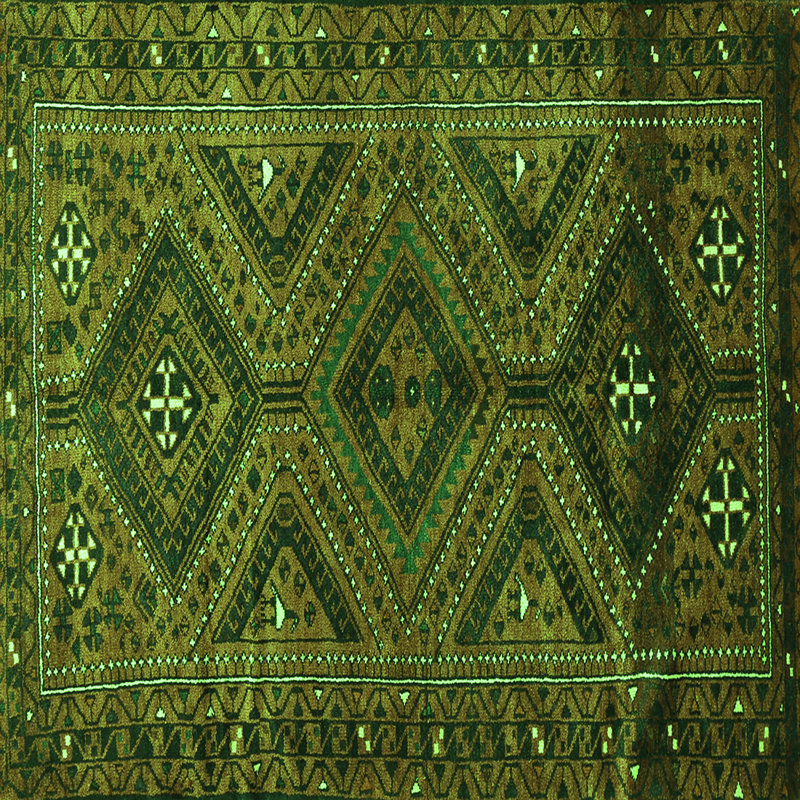 Performance Southwestern Indoor Rug, Square 4'