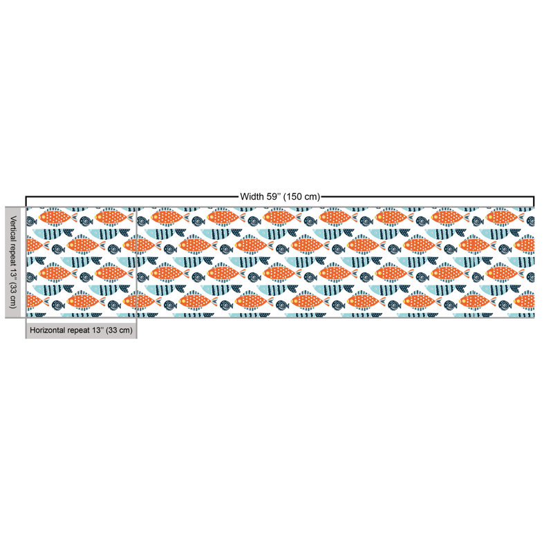 Chiani Marine Cartoon Animal Multi-Purpose Fabric