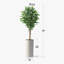 Ficus artificiel en pot 75 po-87037057