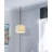 Abdul-Hannan 2 - Light Black Single Pendant-858398182-898872724