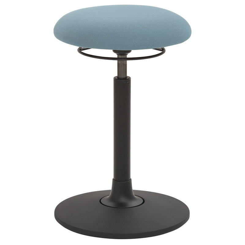 Adjustable Height Active Stool, Turquoise