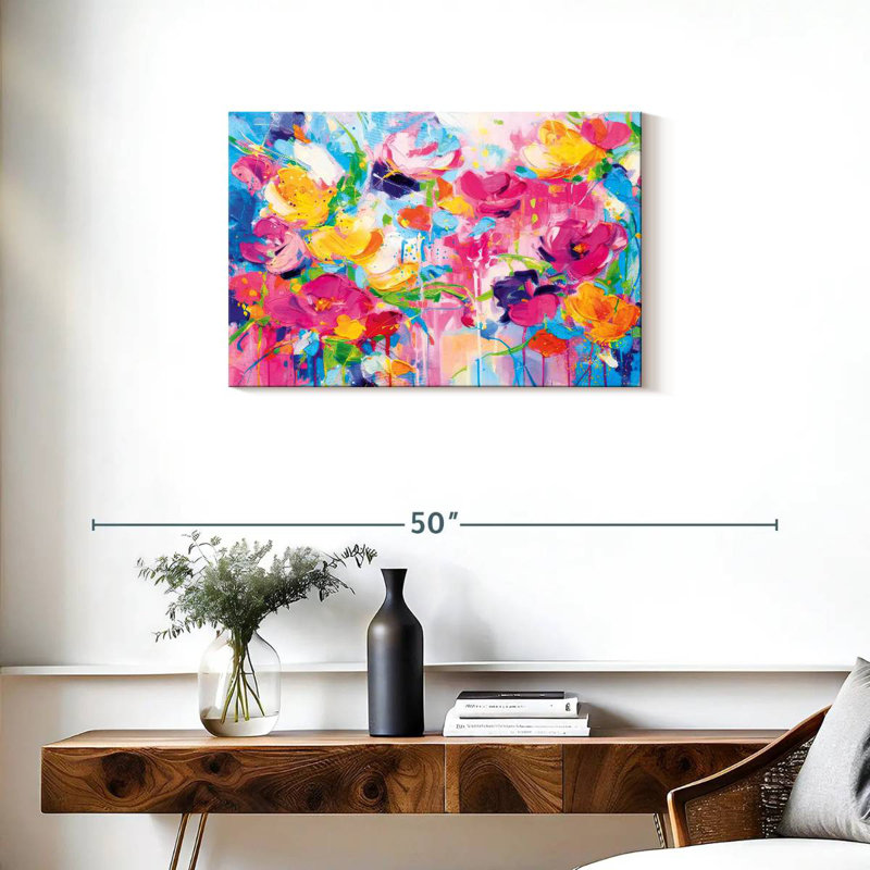 Abstrait efflorescent Avery, H 20 po x l 30 po