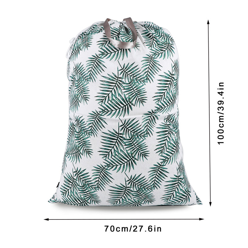 Fabric Laundry Bag, Dark Green