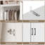 Armoire 71 "avec 2 tiroirs et tringle-130076505