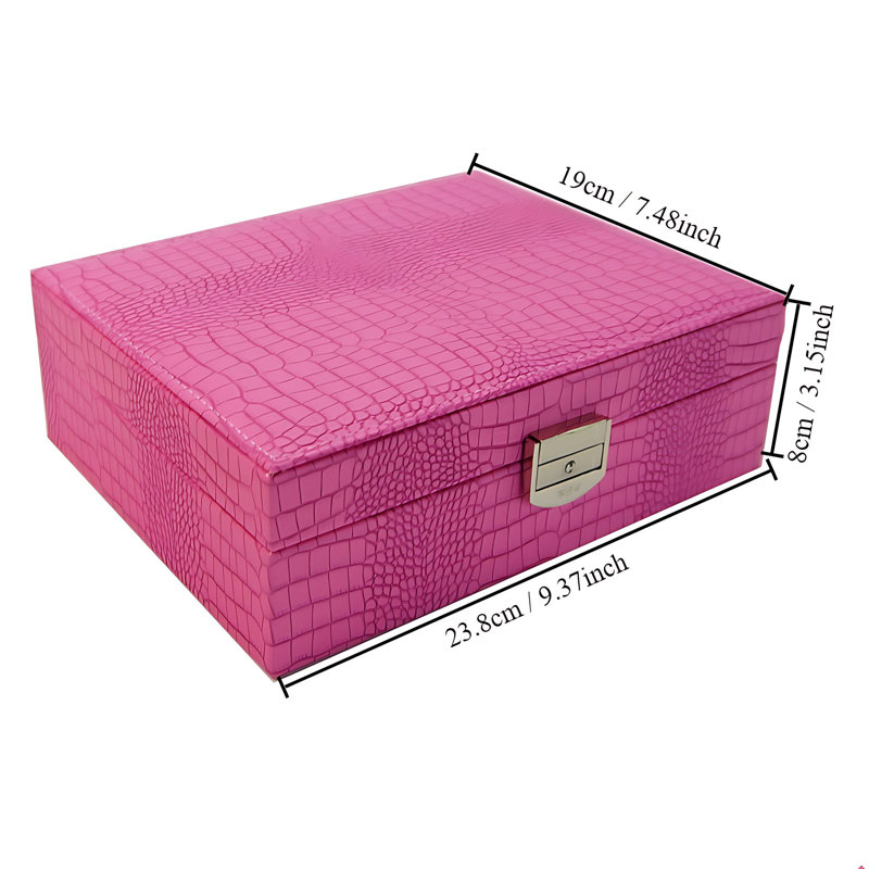 Boîte à bijoux +, Rose