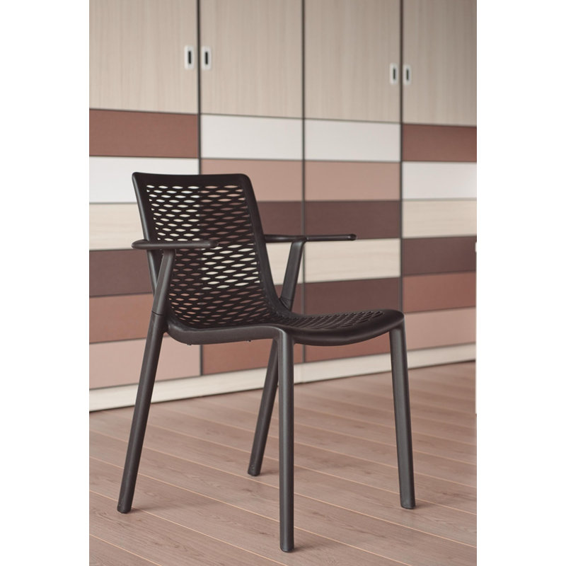 Netkat Outdoor Dining Armchair, Olive Green