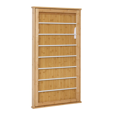 Wood Foldable Wall-Mounted Drying Rack