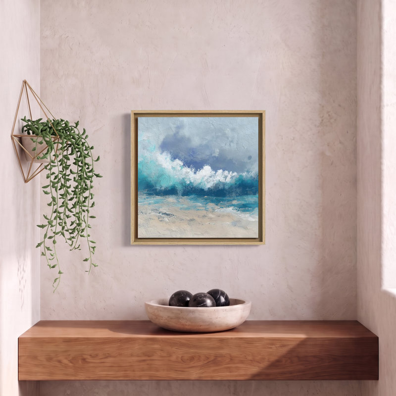 The Language of Waves, 30" H x 30" W