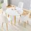 Ensemble de table en MDF extensible et peu encombrante Esthétique moderne idéale pour les rassemblements