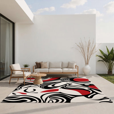 Tapis intérieur et extérieur Cosmic Flame
