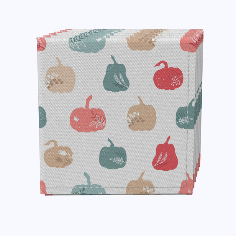 Cotton Abstract Square Napkin