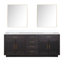 Meuble-lavabo double Shelter et miroirs 28 po-115766999-115766993-115766988