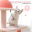 Arbre à chat Flamingo avec hamac, perchoir, griffoir et jouets