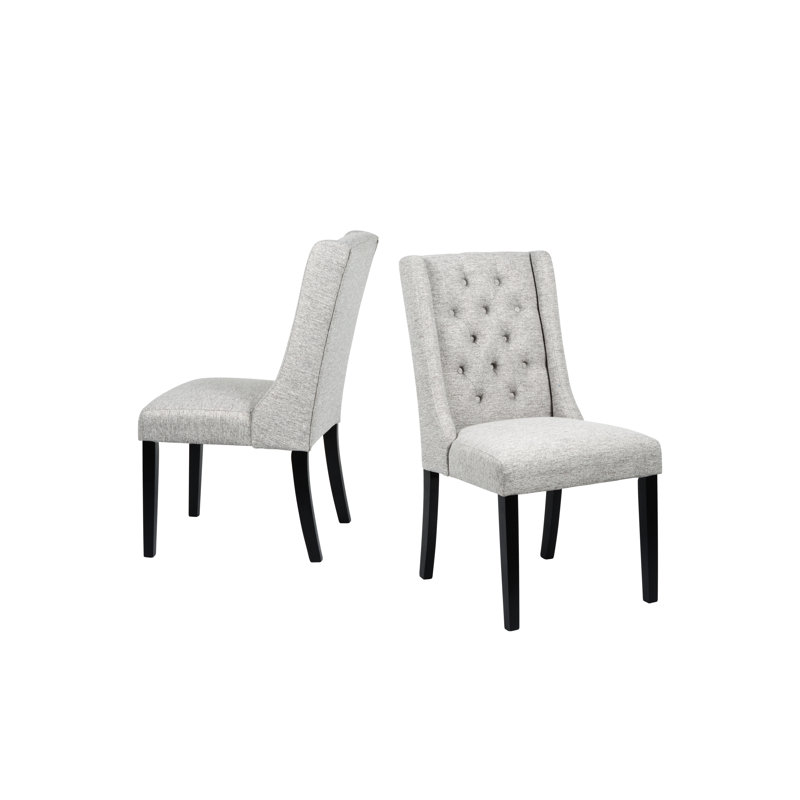 Chaise parsons Katylin, Gris clair
