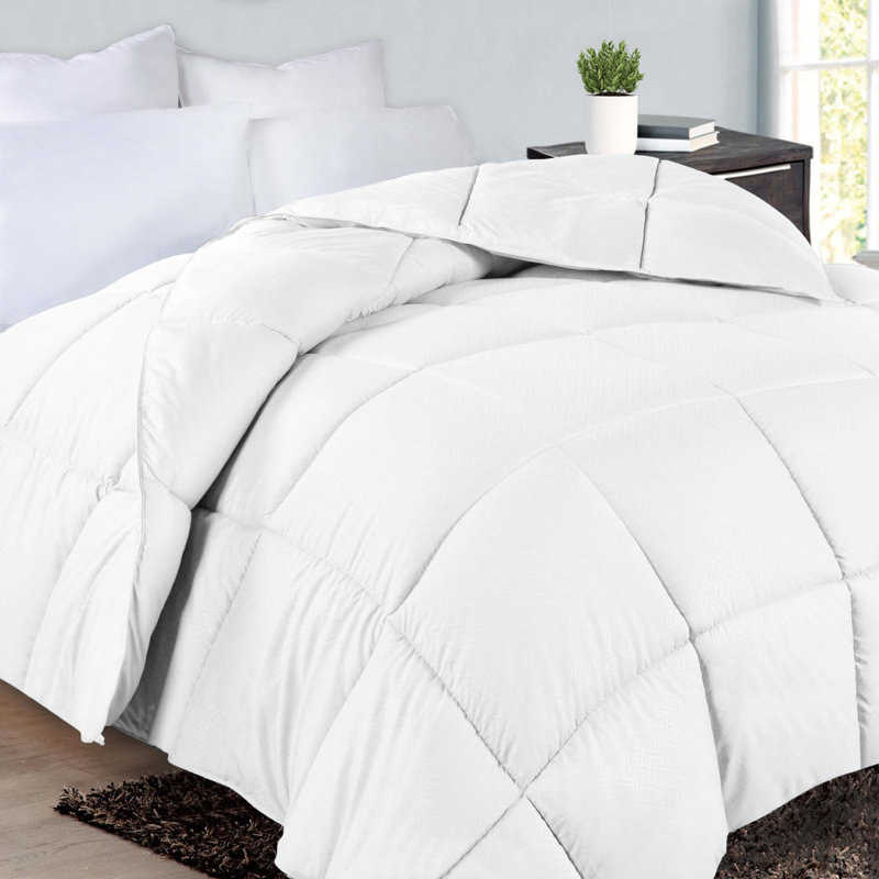 Édredon en duvet synthétique réversible toutes saisons Superior , Simple/Simple XL, Blanc