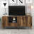 Modern Walnut Console Table with Plastic Handles & Legs, 70.9 x 31.9 x 13.8 inches | 100% Melamine Coated Particle Board, Thickness: 0.7 inches | Numerous Shelves for Additional Storage, Stylish & Functional Design-1163576858