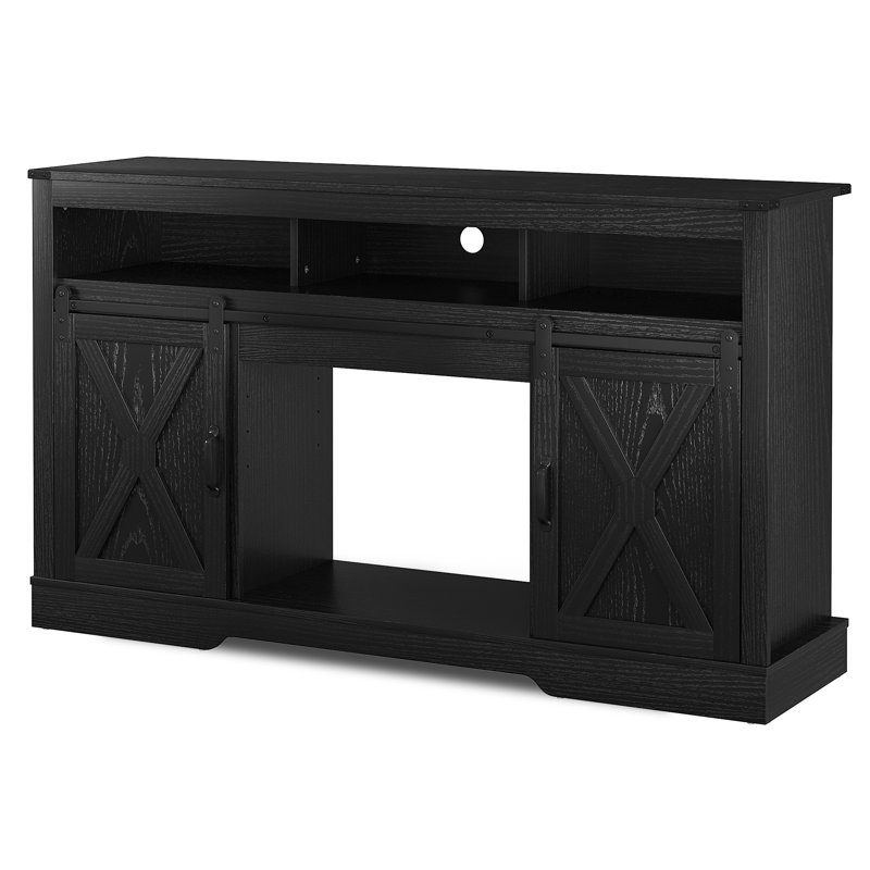 Milaun 58'' Media Console for TVs Up To 70" with Adjustable Shelf, Black