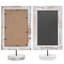 2 - Piece Tabletop Wood Chalkboard Set