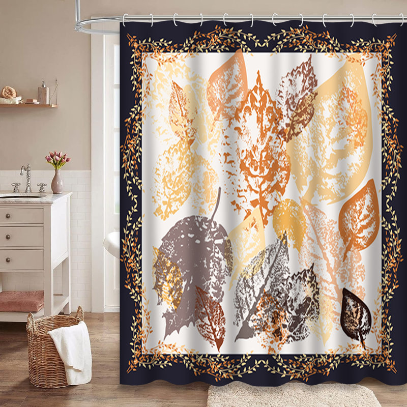 Rideau de douche Autumn Forest, L 72 po x l 78 po