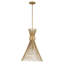 Luminaire suspendu 1 lumière Savoy House en laiton bruni-1613421820