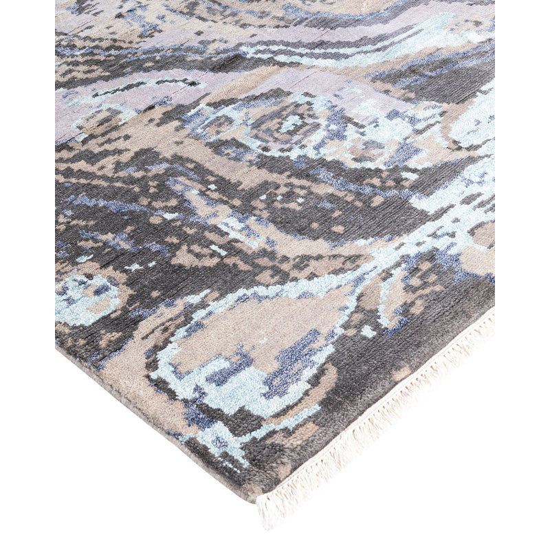 Overdyed One-of-a-Kind 8' 3" X 10' 3" Hand Knotted Area Rug
