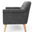 Tissu gris, assemblage requis, l 51,12 po x H 30,36 po, P 29,96 po, 100% gris