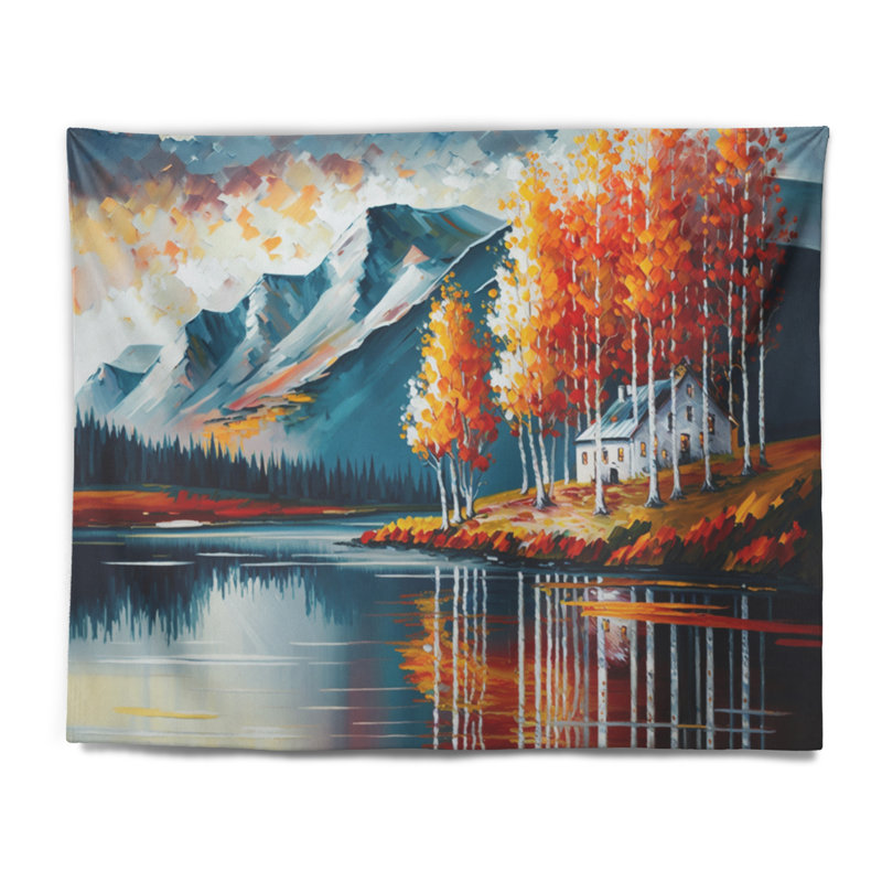 Tapisserie en polyester polyester, H 50 po x l 60 po