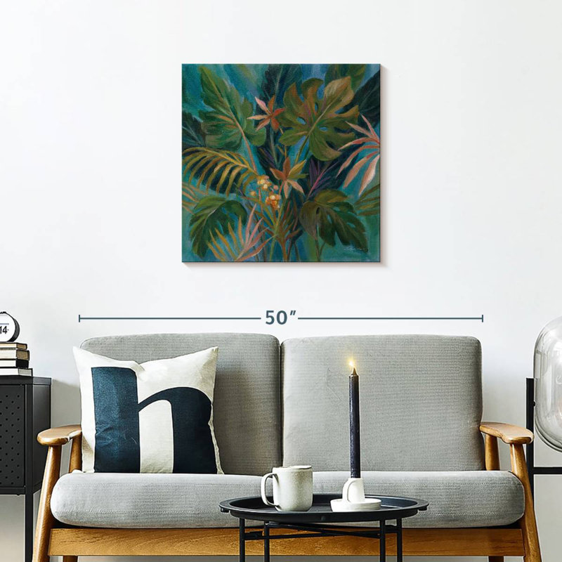 Harnek Midnight Tropical Leaves