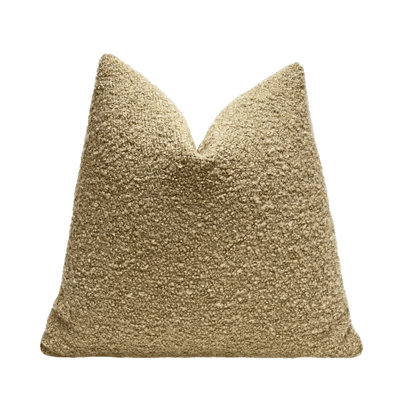 Bouclé Throw Pillow Cover