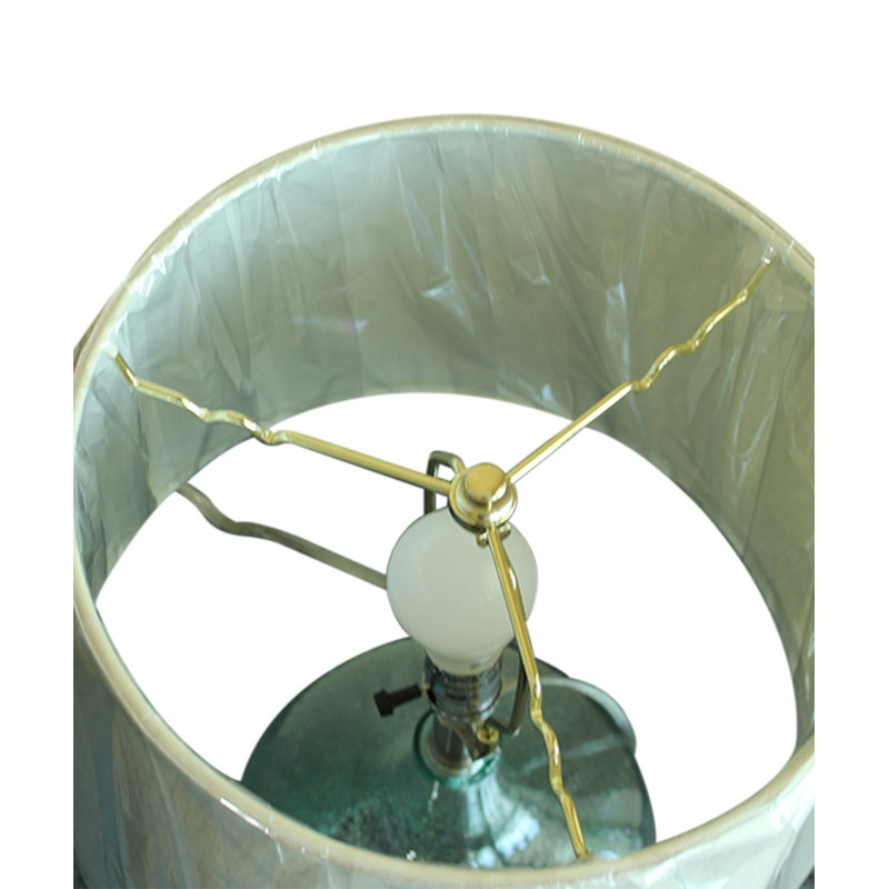 Glass Buffet Lamp, Cream