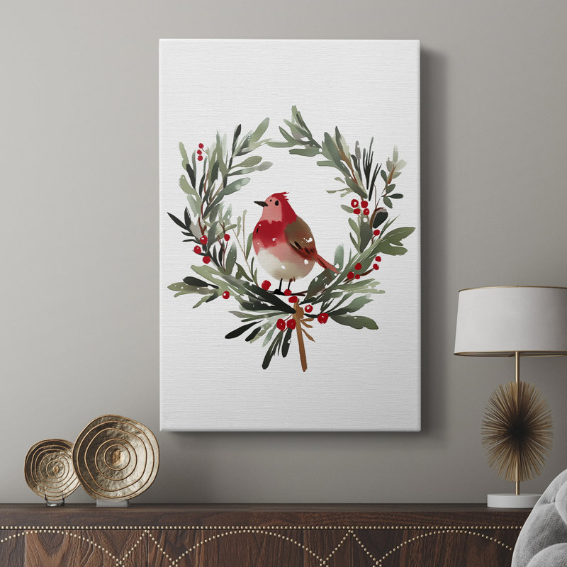 Art des Fêtes de Noël CMLV III - galerie Cavas sur mesure, H 18 po x l 12 po
