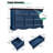 Gorritz 8 Drawers Dresser, 54" Wide Farmhouse Chest of Drawers with Charging Station-590649744