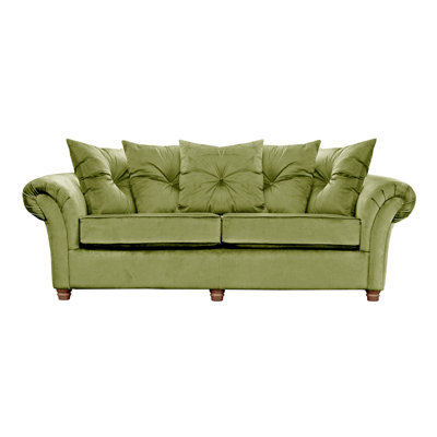 Lila 3 Seater Velvet Sofa