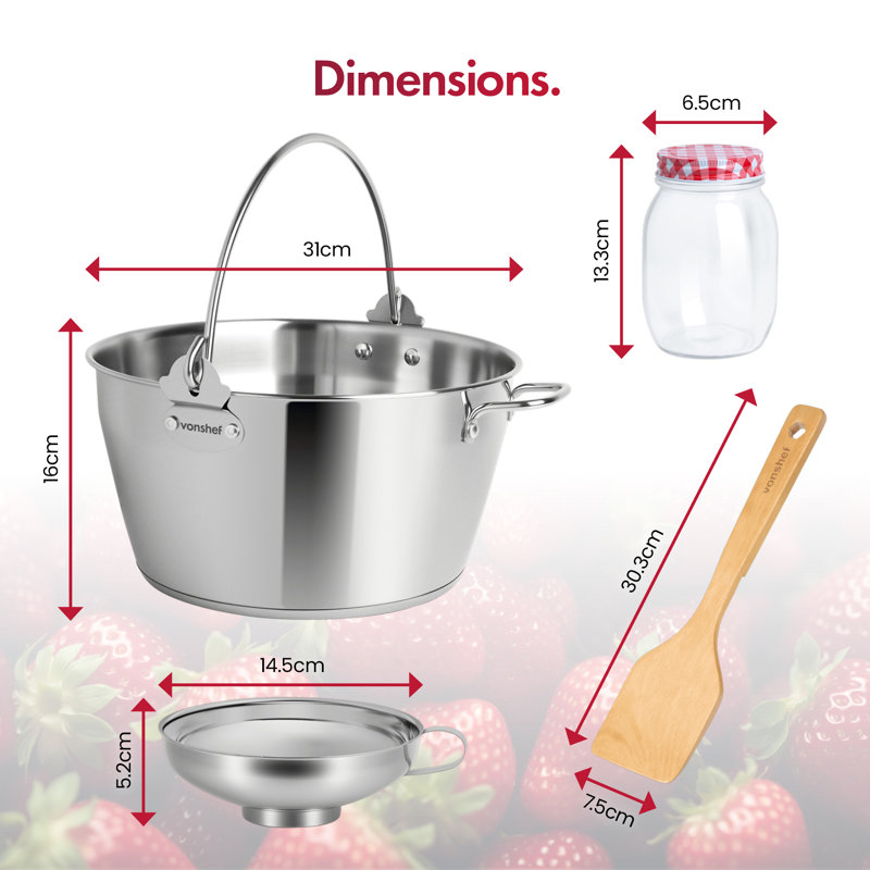 9L Maslin Pan Jam Set Bundle