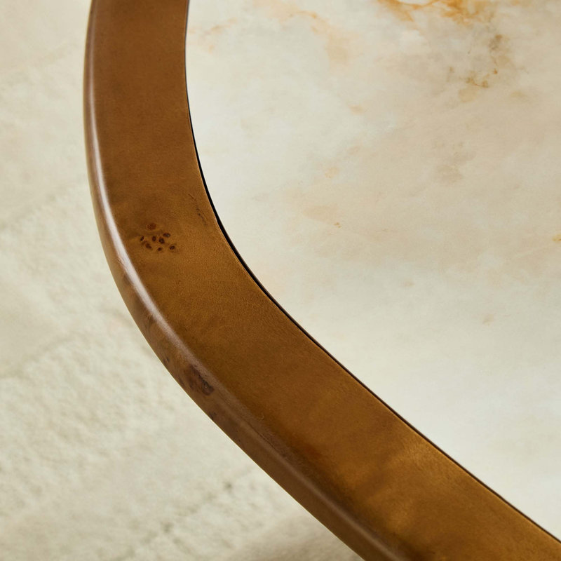 Ensemble de tables basses Irl, Noyer