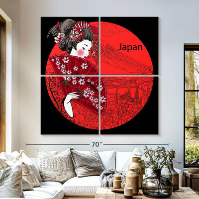 Leisha Red Japanese Geisha