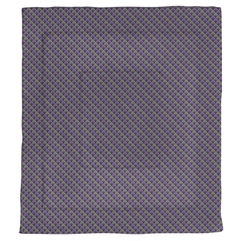 Édredon simple réversible Katelyn Elizabeth, Édredon très grand, Mauve / beige
