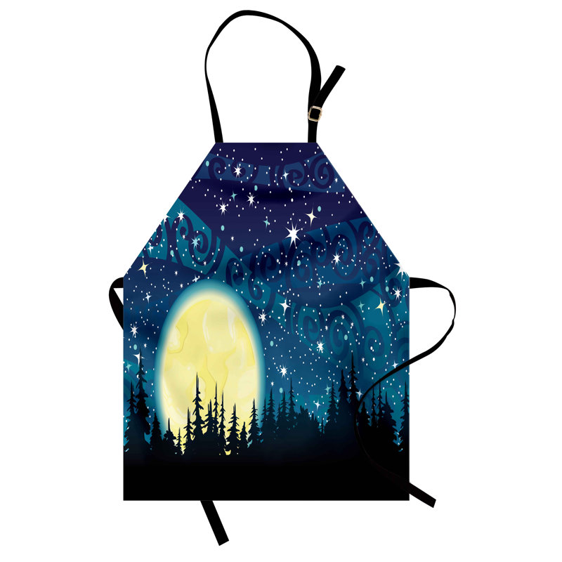 No Pattern Bib Apron