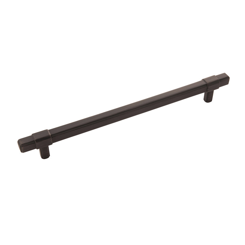 Poignée barre 6 5/16 po Monroe, 8 13/16", Bronze Vintage