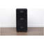  3 Drawers Vertical Black Metal Filing Cabinet Pre-assembled